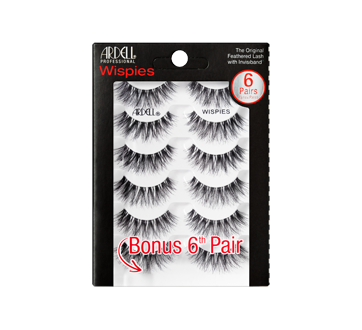 Wispies False Lashes, 6 units