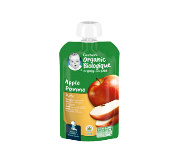 Organic Purée for Baby, Apple, 128 ml