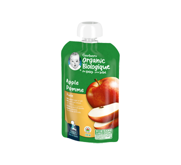 Image 2 of product Gerber - Organic Purée for Baby, Apple, 128 ml