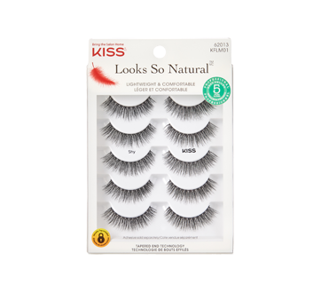 Looks So Natural Lashes Multipack, Shy, 5 units