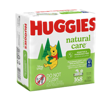 Image 2 of product Huggies - Natural Care Sensitive Baby Wipes, Unscented, 168 units