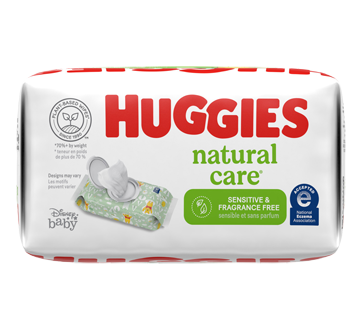 Image 5 of product Huggies - Natural Care Sensitive Baby Wipes, Unscented, 168 units