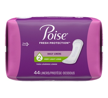 Poise Microliners Incontinence Liners - Lightest Absorbency - Long