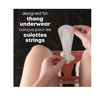 U by Kotex Balance Daily Wrapped Thong Panty Liners, Light