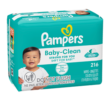 Image 3 of product Pampers - Baby Wipes Complete Clean Unscented 3X Pop-Top, 216 units