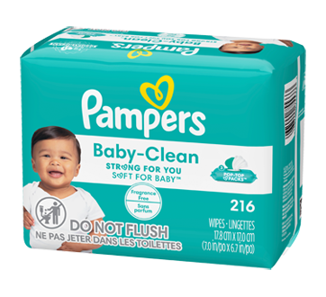 Image 4 of product Pampers - Baby Wipes Complete Clean Unscented 3X Pop-Top, 216 units