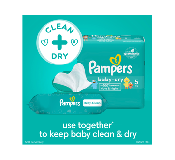 Image 18 of product Pampers - Baby Wipes Complete Clean Unscented 3X Pop-Top, 216 units