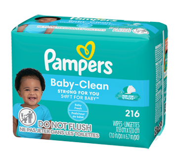 Image 4 of product Pampers - Baby Wipes Complete Clean Scented 3X Pop-Top, 216 units