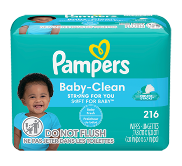 Image 5 of product Pampers - Baby Wipes Complete Clean Scented 3X Pop-Top, 216 units