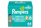 Thumbnail 1 of product Pampers - Baby Dry Diapers, Size 6, Super Pack, 64 units