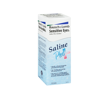 Sensitive Eyes Multi-Purpose Solution Saline Plus, 355 ml – Bausch and ...