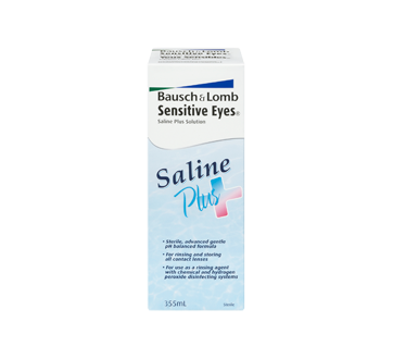 Image 3 of product Bausch and Lomb - Sensitive Eyes Multi-Purpose Solution Saline Plus, 355 ml