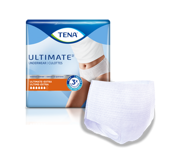 TENA Incontinence Underwear for Men, Protective, Medium/Large 16 ea (Pack  of 3)