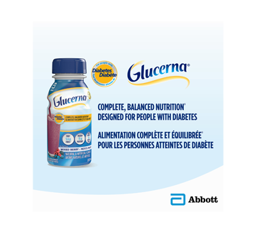 Image 5 of product Glucerna - Nutritional Drink for People with Diabetes, Mixed Berry, 6 x 237 ml