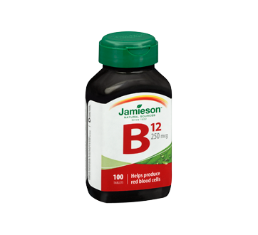 Vitamin B12 250 g, 100 units – Jamieson : Vitamin B | Jean Coutu