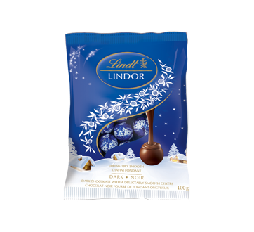 Lindor Mini Chocolate Balls Bag, Dark Chocolate, 100 g