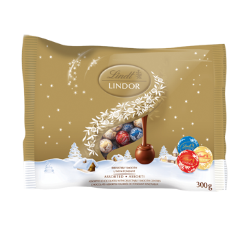 Lindor Assorted Chocolate Mini Balls Bag, 300 g