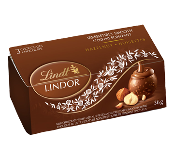 Lindor Truffles, Chocolate Hazelnut, 36 g