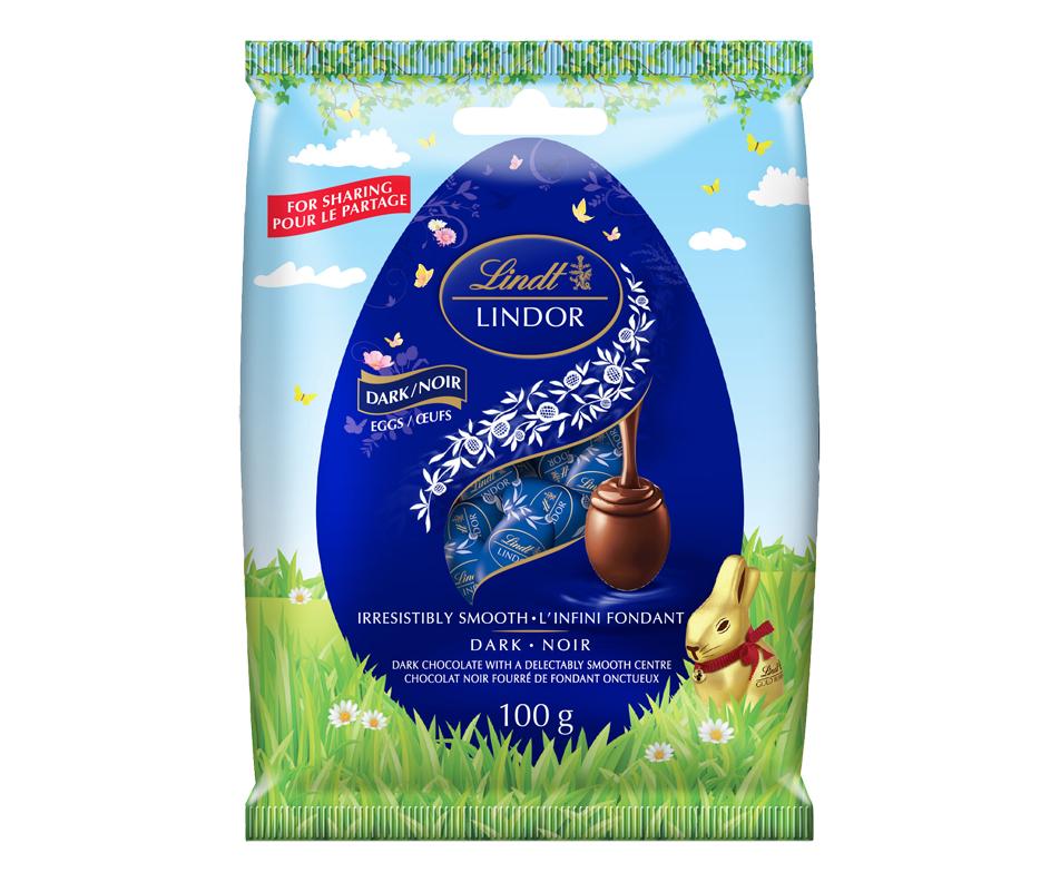 Lindor Dark Chocolate Mini Eggs Bag 100 G Lindt Easter Jean Coutu