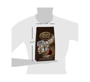 Image 2 of product Lindt - Lindor 60% Cacao Chocolate, Chocolate, 150 g