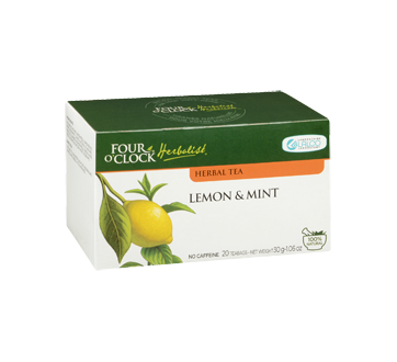 Image 2 of product Four O'Clock Herboriste - Herbal Tea, 20 units, Lemon & Mint