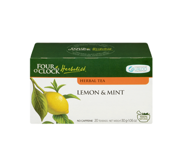 Image 3 of product Four O'Clock Herboriste - Herbal Tea, 20 units, Lemon & Mint