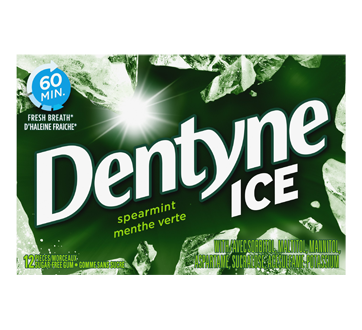 Dentyne Ice Spearmint, 12 units