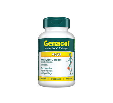 Genacol Plus with AminoLock Collagen & Glucosamine for Joints, 90 units