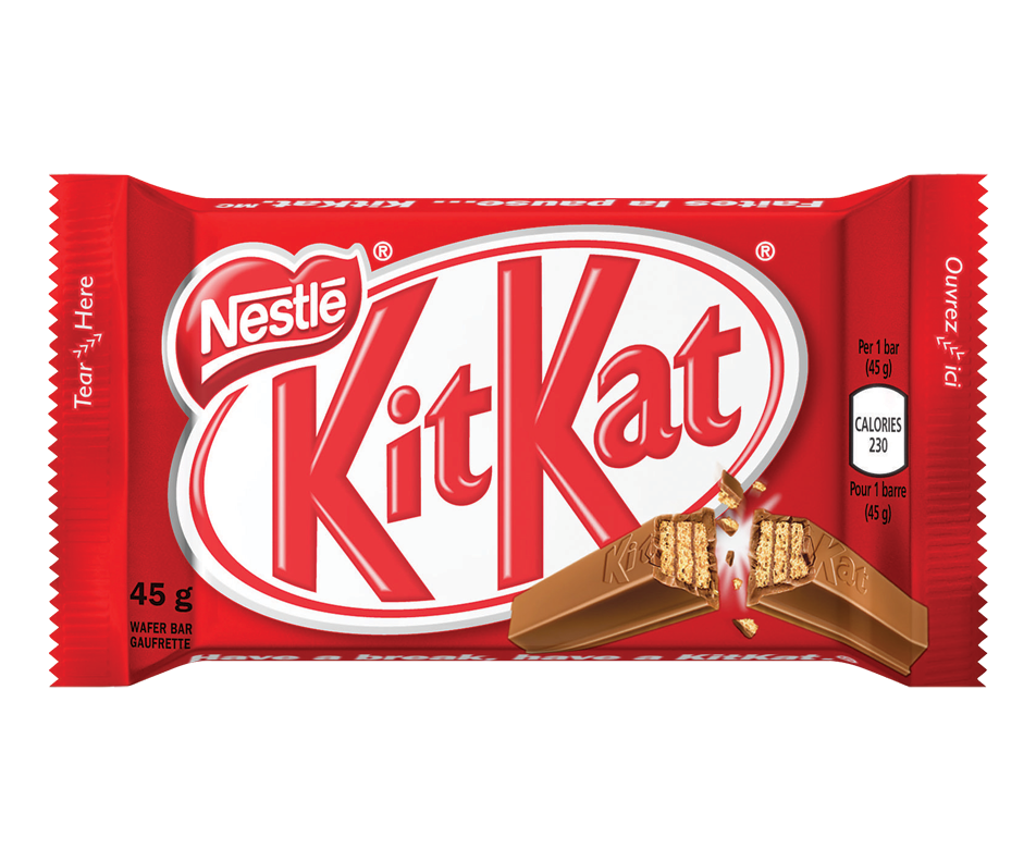 Kit Kat 4 Fingers, 45 g – Nestlé : Regular size | Jean Coutu