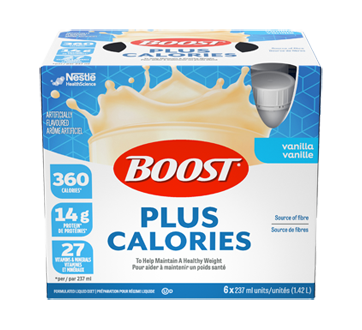 Boost Plus, Vanilla, 6 x 237 ml