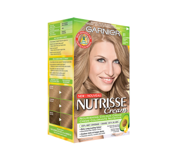 Image 2 du produit Garnier - Nutrisse Cream coloration permanente à l'huile d'avocat, 1 unité 81 blond cendré moyen