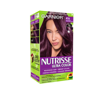 Image 2 du produit Garnier - Nutrisse Ultra Color coloration permanente, 1 unité 416 violine cendré profond