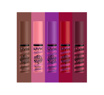 Image 4 of product NYX Professional Makeup - Butter Lip Gloss Candy Swirl, 8 ml Burgundy