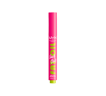 NYX PROFESSIONAL MAKEUP, Fat Oil Slick Click, Balm in a stick, Infused with  nourishing oils, High shine finish - Clout (Pink) : : Health &  Personal Care