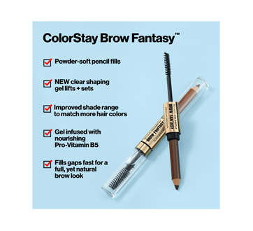 Image 4 of product Revlon - ColorStay Brow Fantasy Pencil & Gel, 1 unit Ash Blonde