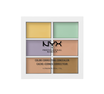 Concealer Color Correcting Palette, 9 g – NYX Professional Makeup :  Concealer and corrector | Jean Coutu