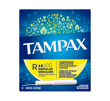 Tampax - Régulier, 20 unités – Tampax : Tampon