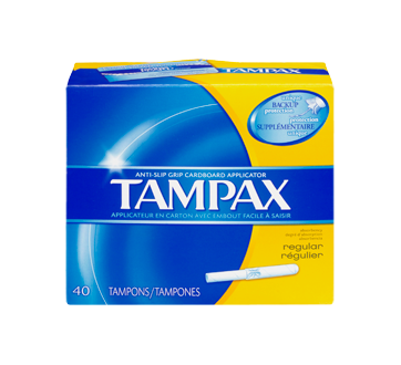 Tampons avec applicateur en carton absorption régulière, 40 unités – Tampax  : Tampon