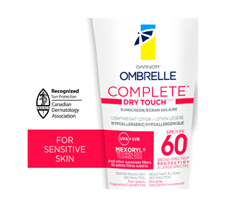 Ombrelle Complete Dry Touch lotion solaire pour le visage et le corps FPS 60, 200 ml