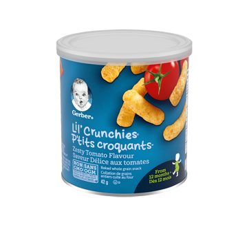 P'tits croquants collation pour tout-petits, délice aux tomates, 42 g