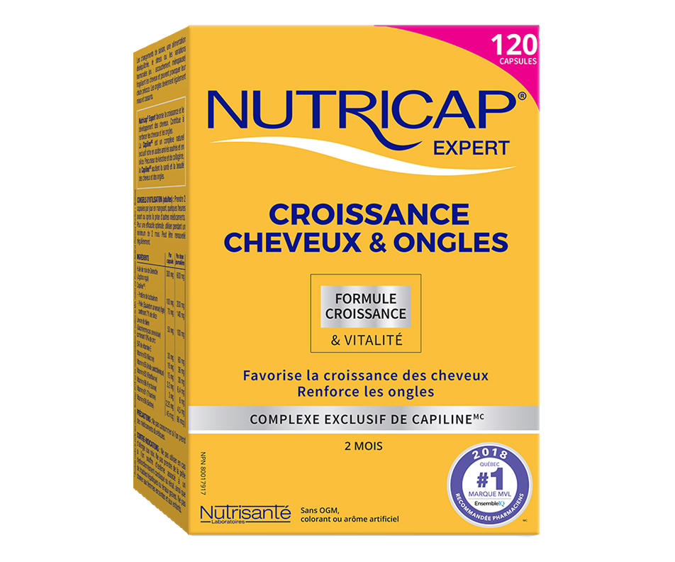 Nutricap cheveux et ongles, 120 unités – Nutricap : Capillaire | Jean Coutu