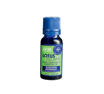 Huile essentielle de romarin, 15 ml – Lotus Aroma : Huiles essentielles