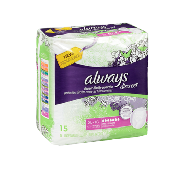 Assurance Lot de 4 sous-vêtements d'incontinence pour femme, maximum, 2XL,  14 carats : : Santé et Soins personnels