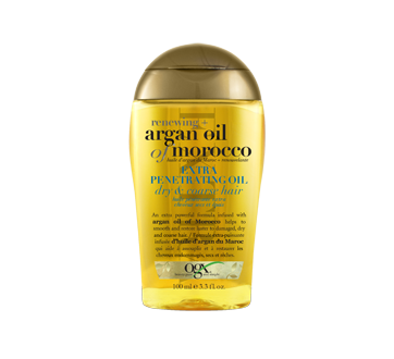 Huile d'argan du Maroc, huile régénérante extra pénétrante, 100 ml – OGX :  Traitement