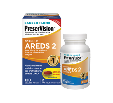 PreserVision formule Areds 2 supplément de vitamines et de minéraux pour les yeux, 120 unités