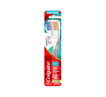 SlimSoft Advanced brosse a dents, ultra souple, 2 unités