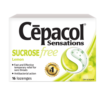 Cépacol Cépacol Sensations Mal de Gorge et TOUX, 16 pastilles contre le mal  de gorge (16 ch.) - 16 ea