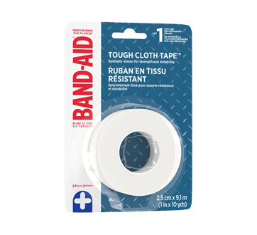 First Aid ruban en tissu extra résistant, 10 verges – Band-Aid :  Pansements, compresses et autres