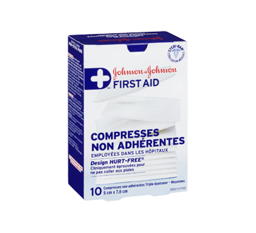 Image 2 du produit Band-Aid - Compresses non adhérentes, 10 unités