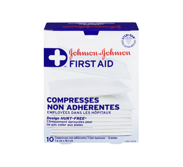 Band Aid Compresses Non Adherentes 10 Unites Johnson S Compresse Jean Coutu